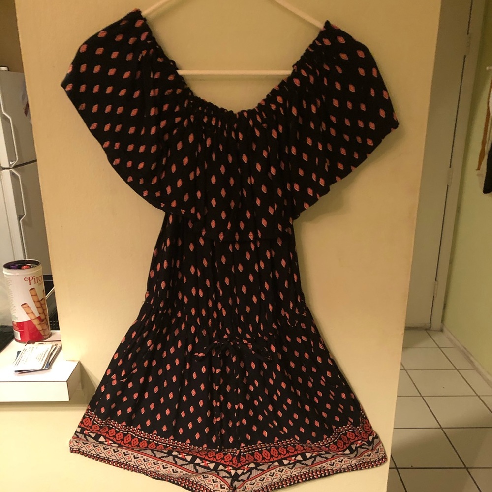 One piece short outfit that appears to be a dress